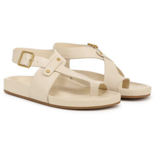 Toe Loop Buckle Flat Sandals